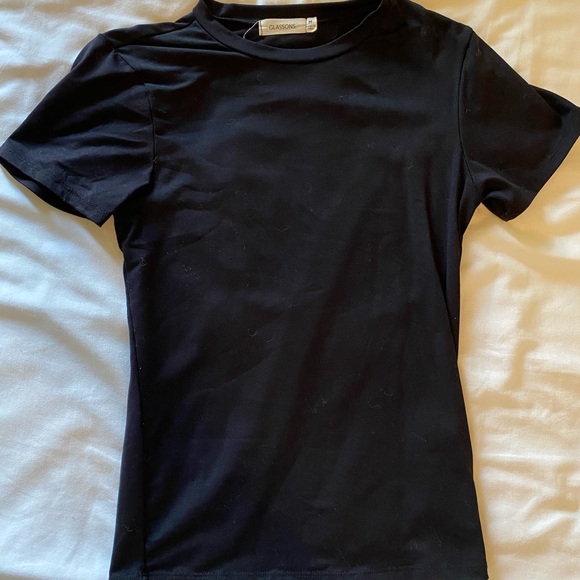 Glassons Tops - Fitted Black T-Shirt